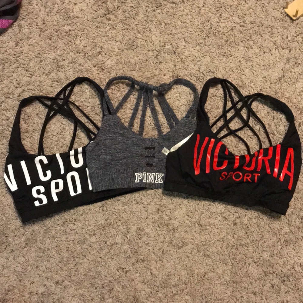 3 victoria’s secret XS nwot sports bras